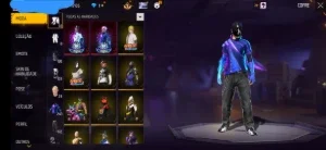 Conta com skin mítica e punho
