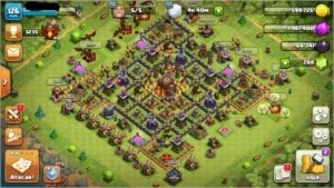 Vila clash of clans CV10