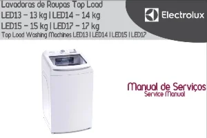 Electrolux Manual Técnico Máquina de Lavar LED13 Essential