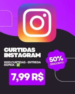 1000 Curtidas Intagram - 7,99 R$ - Entrega Rápida✅