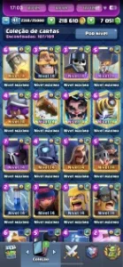 Conta Clash Royale Nível Rei 13 (Quase 14)