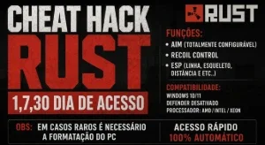 Rust - Cheat/Hack Private 1, 7 30 DIA