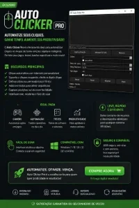 🚀 Auto Clicker Pro — Automatize Tudo Em Segundos!