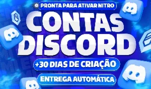 Conta Discord +30 Dias Para Ativar Nitro
