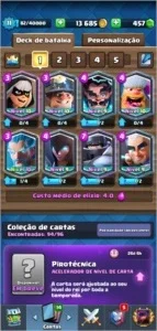 Conta Clash Royale nível 11