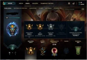 Conta de League of Legends