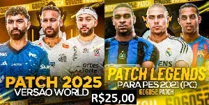 Gogosz Patch WORLD E LEGENDS, sem mensalidades e atualizado.
