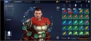 Mir4 conta lvl 46 Guerreiro 45k power, com snake liberado