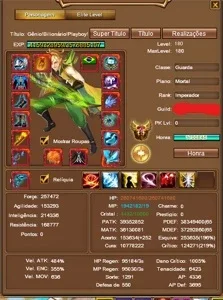 Vendo conta do ASA DE CRISTAL II VIP7 com 3kk de CRYSTAL