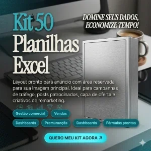 Kit Completo de Planilhas para Comercial e Vendas