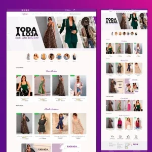Template Loja Virtual Fina Estampa -  Elementor Pro