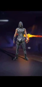 Ninja preto para free fire via id
