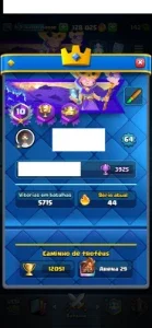 Conta Rara Clash Royale – 10 Anos | 12K Troféus
