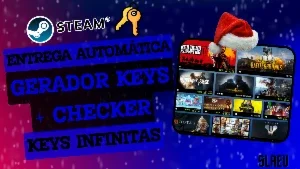 Gerador De Keys Steam + Checker Com Brinde!