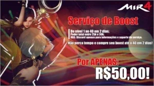 Boost de nivel mir4 nivel 1 ao 40