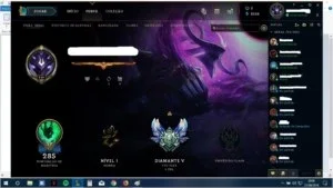 Vendo conta de LOL Elo:Diamante 5 ,60 skin todos os champs