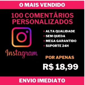 100 Comentários no Instagram