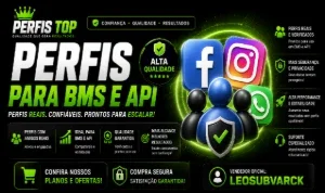 🚀 Perfis Facebook Premium Para Bm E Api | Alta Qualidade |