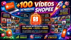 AFILIADO - Pack De Vídeos para que ajudará você a criar seus