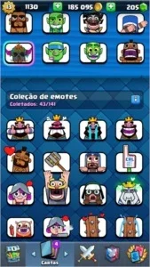 Conta Clash Royale Nível 13 líder de clã 2200k