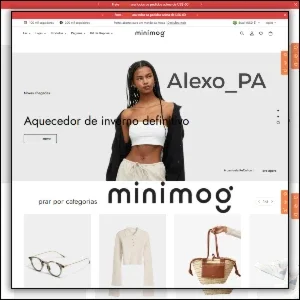 Tema Shopify Minimog + Atualizações