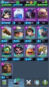 CONTA CLASH ROYALE LVL10 TODAS LENDARIA DO JOGO 69DE70