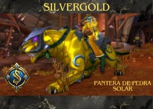 Montaria Pantera De Pedra Solar Wow
