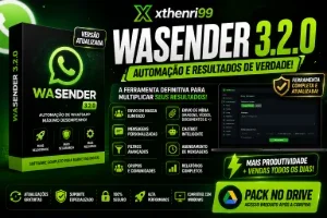 WASender 3.2.0 Completo | Automação de WhatsApp Profissional