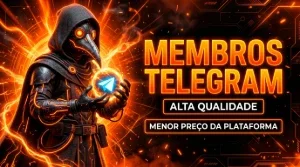 Membros Telegram | Entrega Garantida + Refil 30 dias |