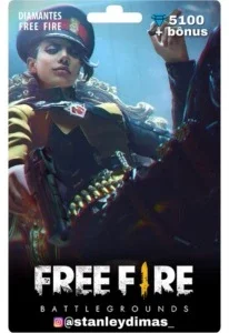 Diamante free fire 5100 + bônus!
