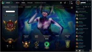 conta de league os legends