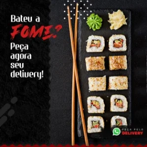 Pack 50 Artes Canva p/ Montar Psd Corel Restaurante Japonês