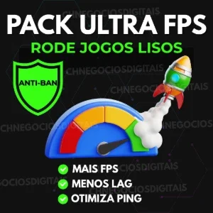⚡ Pack Otimizador PC Gamer 2026: Mais FPS e Menos Lag