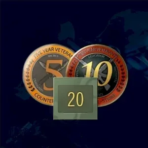 medalhas 5 e 10 anos cs2 / csgo ano 2003 até 2010