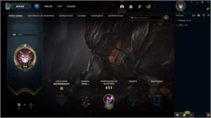 CONTA LOL NIVEL 103 COM 2 SKINS ULTIMATE ! MUITA COISA