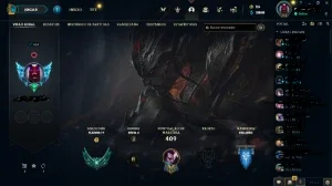 Conta de Lol Plat 3 +100 skins 1 ultimate 2 misticas 8 lenda