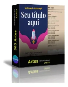 Pack 363 Páginas Canva - E-books
