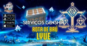 Serviços Genshin - Coleta de baús lyue 