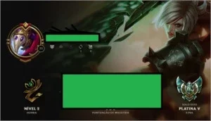 Conta no lol Platina V