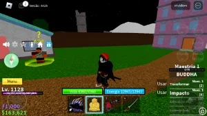 Conta de blox fruits com budhha leve alto