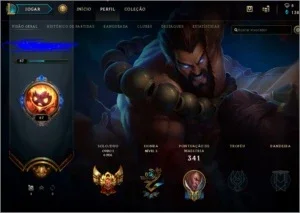 Vendo conta no lol rara