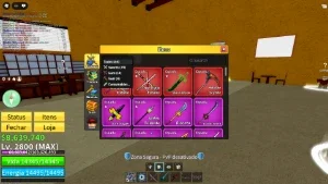 Conta Blox fruits lv max com quase tudo do jogo