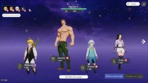 Vendo conta reroll Meliodas + Escanor
