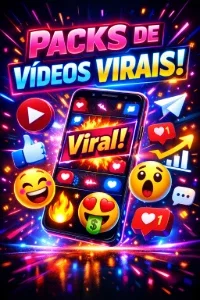 Packs de Vídeos Virais para Impulsionar Suas Redes Sociais!