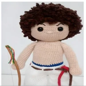 Receita em PDF - Boneco Capoeirista Amigurumi