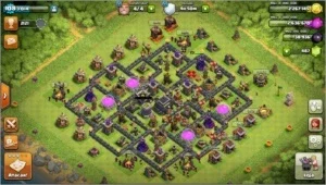 conta Clash of Clans cv 9