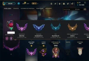 Mestre com TODOS os Champs e 65 Skins +1 Prestigio