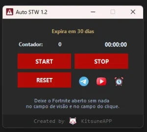 AutoSTW BOT Fortnite Resistência Salve o mundo 100% AFK
