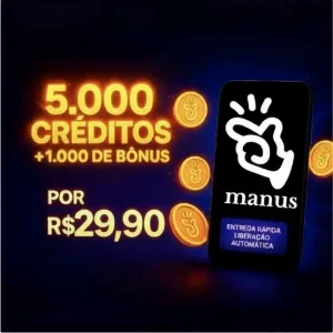 Recarga Manus IA 5k 🔥