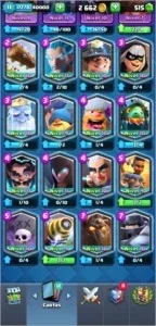 Conta clash royale nível 11